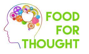 image of head with colored brain and program title food for thought