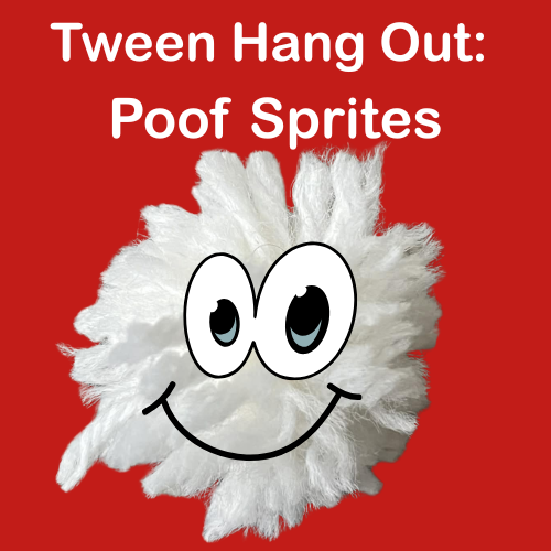 Tween Hang Out: Poof Sprites (made out of yarn)